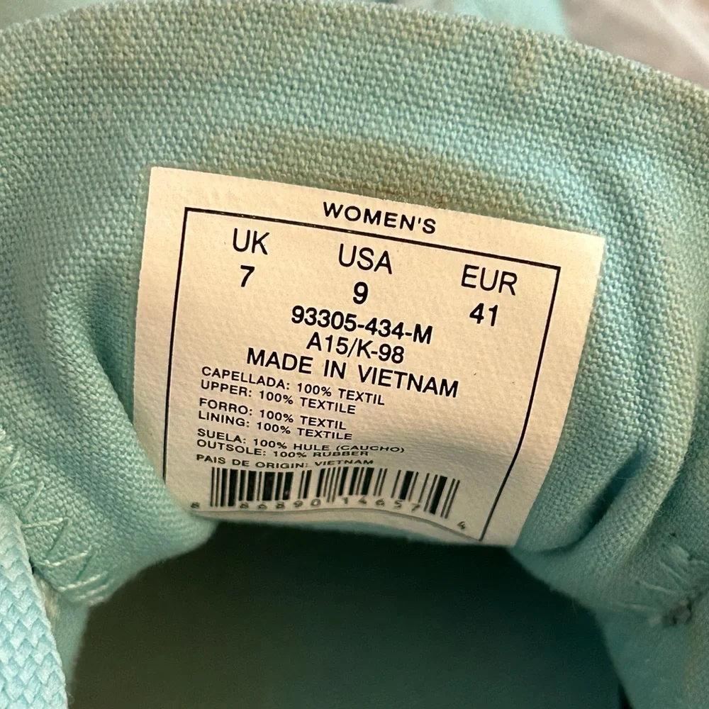 Palladium Blue Sneakers Lightweight Canvas Casual - Picture 8 of 8